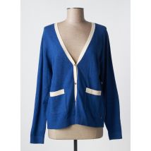 CREAM - Gilet manches longues bleu en viscose - Femme - Taille 42 - Modz