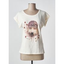 CREAM - T-shirt beige en coton - Femme - Taille 36 - Modz