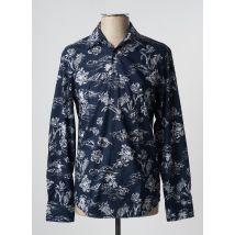 SEIDEN STICKER - Chemise manches longues bleu en coton - Homme - Taille S - Modz