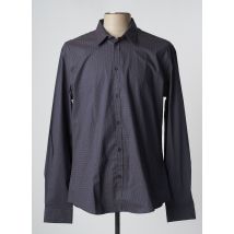 GAUDI - Chemise manches longues bleu en coton - Homme - Taille 3XL - Modz
