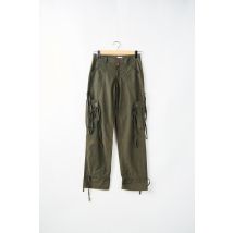 BE YOU K - Pantalon cargo vert en coton - Femme - Taille 36 - Modz