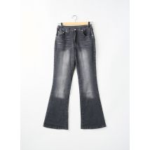 CIMARRON - Jean coupe flare gris en coton - Femme - Taille 38 - Modz