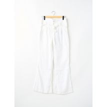 CIMARRON - Pantalon large blanc en lin - Femme - Taille 42 - Modz