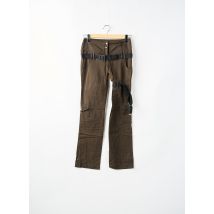 TORN - Pantalon cargo vert en coton - Femme - Taille 36 - Modz