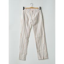 MOGUL - Pantalon droit beige en coton - Femme - Taille W26 - Modz