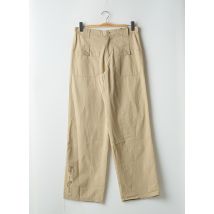 RWD - Pantalon droit beige en coton - Femme - Taille W30 - Modz