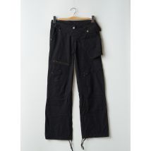 TWO ANGLE - Pantalon cargo noir en coton - Femme - Taille 34 - Modz