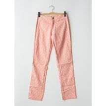 MANLY POP - Pantalon slim rose en coton - Femme - Taille 36 - Modz