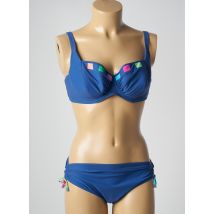 CHARMLINE - Maillot de bain 2 pièces bleu en elasthane - Femme - Taille TU - Modz