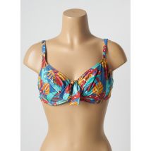 ANTIGEL - Haut de maillot de bain bleu en polyamide - Femme - Taille 100C - Modz