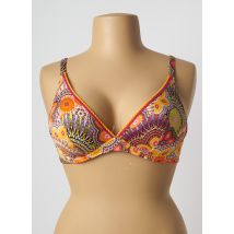 ANTIGEL - Haut de maillot de bain orange en polyamide - Femme - Taille 100C - Modz