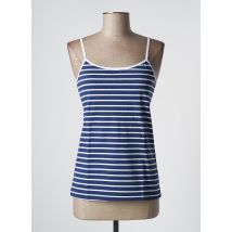 ACHEL - Top bleu en coton - Femme - Taille 42 - Modz