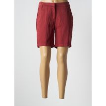 SAINT JAMES - Bermuda rouge en coton - Femme - Taille 40 - Modz