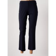 ANNA SERAVALLI - Pantalon 7/8 bleu en viscose - Femme - Taille 36 - Modz