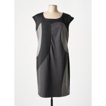 CAROLE RICHARD - Robe mi-longue noir en viscose - Femme - Taille 44 - Modz