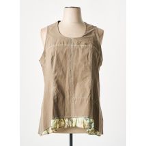 E & H - Top gris en coton - Femme - Taille 48 - Modz