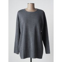ALAIN MANOUKIAN - Pull gris en merinos - Femme - Taille 38 - Modz