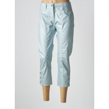 FRED SABATIER - Pantacourt bleu en coton - Femme - Taille 42 - Modz