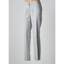 LEWINGER - Pantalon droit gris en coton - Femme - Taille 44 - Modz