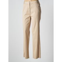 LEWINGER - Jeans coupe droite beige en coton - Femme - Taille 44 - Modz