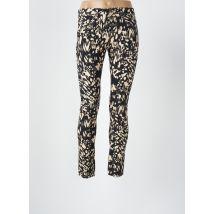 PLACE DU JOUR - Pantalon slim noir en coton - Femme - Taille 34 - Modz