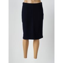 SAINT JAMES - Jupe mi-longue bleu en laine - Femme - Taille 42 - Modz