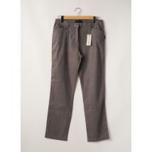 MAT DE MISAINE - Pantalon droit gris en coton - Femme - Taille 46 - Modz