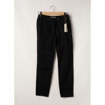 MAT DE MISAINE - Pantalon droit noir en coton - Femme - Taille 40 - Modz