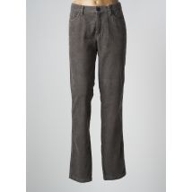 MAT DE MISAINE - Pantalon slim gris en coton - Femme - Taille 40 - Modz