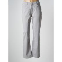 SAINT JAMES - Pantalon droit gris en coton - Femme - Taille 42 - Modz