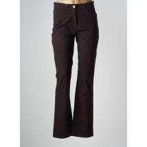 SAINT JAMES - Pantalon droit marron en coton - Femme - Taille 40 - Modz