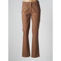 SAINT JAMES - Pantalon droit marron en coton - Femme - Taille 40 - Modz