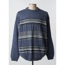 CHAIRMAN - Pull bleu en acrylique - Homme - Taille XXL - Modz