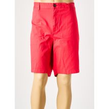 EDEN PARK - Bermuda rouge en coton - Homme - Taille W50 - Modz