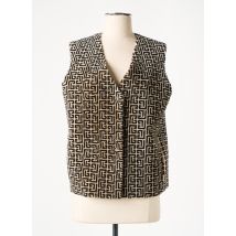SUITE 109 BY VENTCOUVERT - Veste en cuir marron en cuir d'agneau - Femme - Taille 38 - Modz