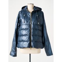VENT COUVERT - Doudoune bleu en cuir - Femme - Taille 40 - Modz