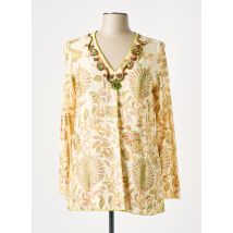 MALIPARMI - Blouse jaune en viscose - Femme - Taille 38 - Modz