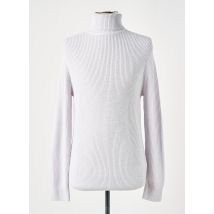 STRELLSON - Pull col roulé gris en laine - Homme - Taille L - Modz