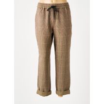 ESSENTIEL ANTWERP - Pantalon 7/8 marron en polyester - Femme - Taille 38 - Modz