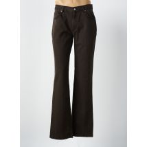 DANIEL HECHTER - Pantalon droit marron en coton - Homme - Taille TU - Modz