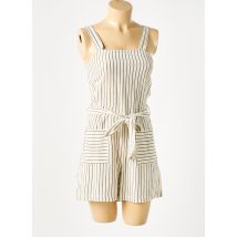 COMPAÑIA FANTASTICA - Combishort beige en coton - Femme - Taille 34 - Modz