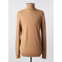 HUGO BOSS - Pull col roulé marron en coton - Homme - Taille M - Modz