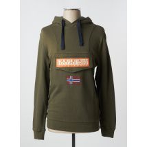 NAPAPIJRI - Sweat-shirt à capuche vert en coton - Garçon - Taille TU - Modz