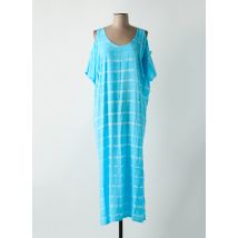 PALME - Robe longue bleu en viscose - Femme - Taille TU - Modz