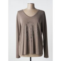 MARC AUREL - Top marron en coton - Femme - Taille 44 - Modz