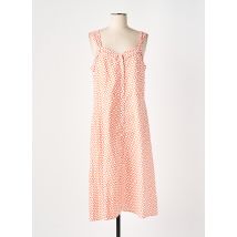 AGATHE & LOUISE - Robe mi-longue orange en viscose - Femme - Taille 44 - Modz