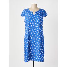 FRANCE RIVOIRE - Robe mi-longue bleu en viscose - Femme - Taille 42 - Modz