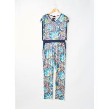 GRIFFON - Combi-pantalon bleu en polyester - Femme - Taille 40 - Modz