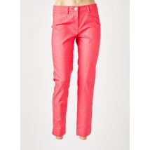 DIVAS - Pantalon slim rouge en coton - Femme - Taille 38 - Modz
