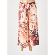 STARK - Pantalon large beige en lin - Femme - Taille 44 - Modz